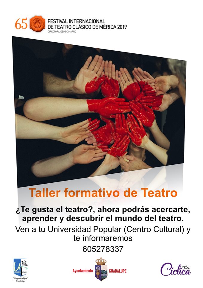 Taller formativo de teatro 2019 - Guadalupe (Cáceres)