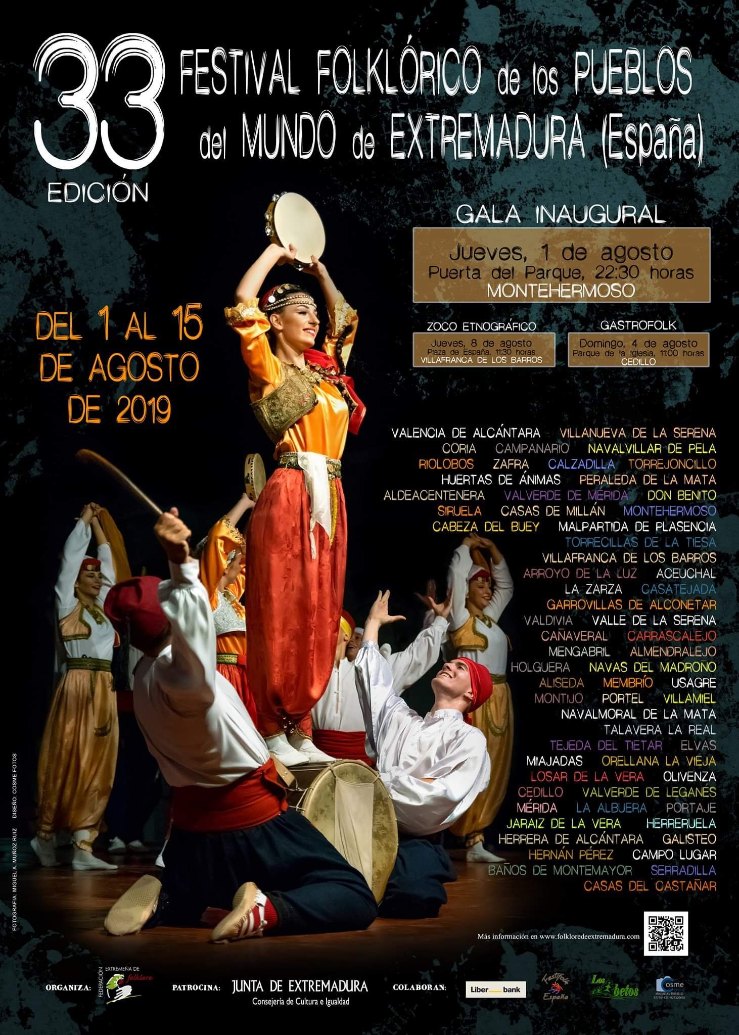 Festival folklórico de los pueblos del mundo de Extremadura 2019