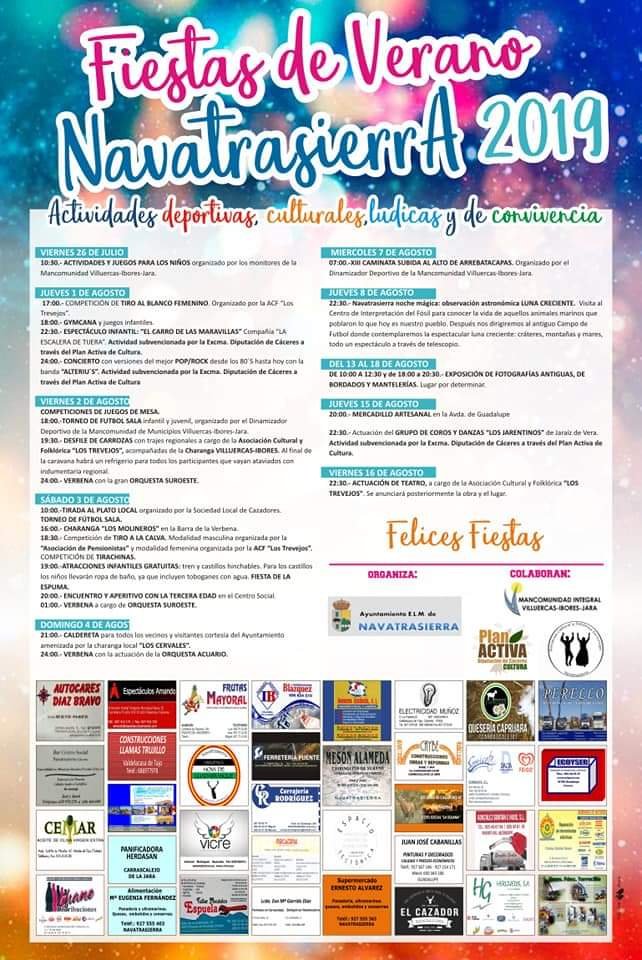 Fiestas de verano 2019 - Navatrasierra (Cáceres) 2
