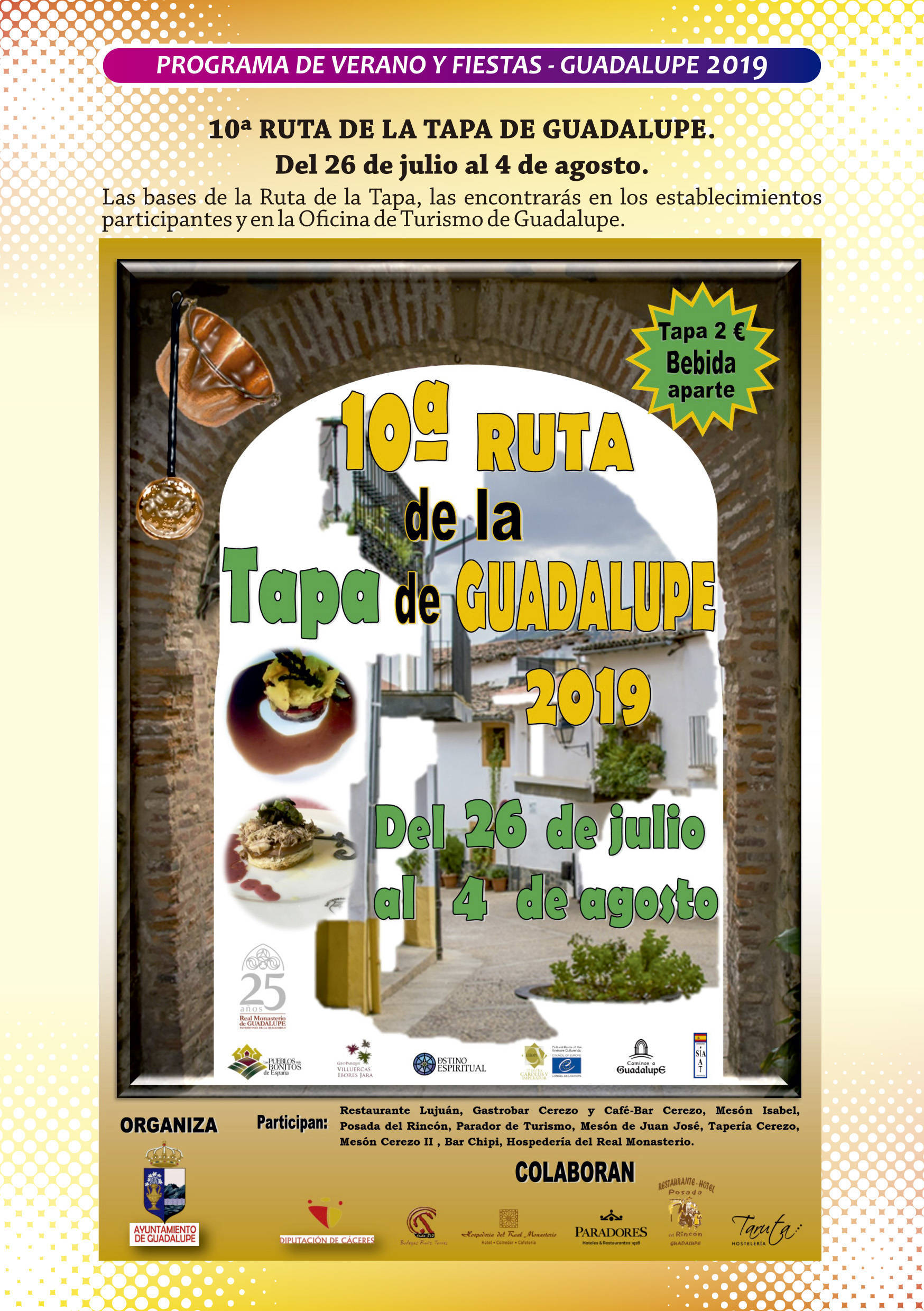 Programa de verano y fiestas 2019 - Guadalupe (Cáceres) 4
