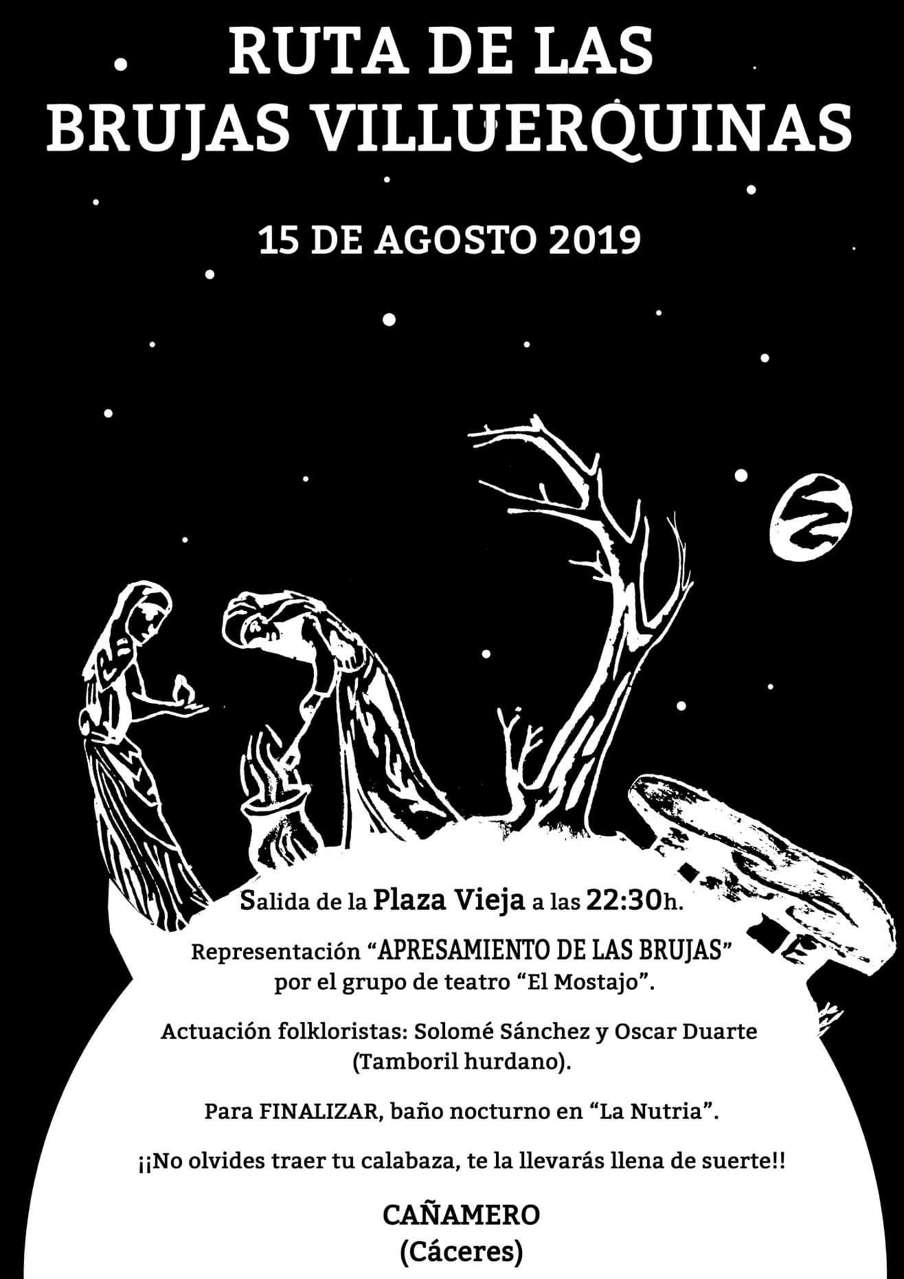 Ruta de las Brujas Villuerquinas 2019 - Cañamero (Cáceres)