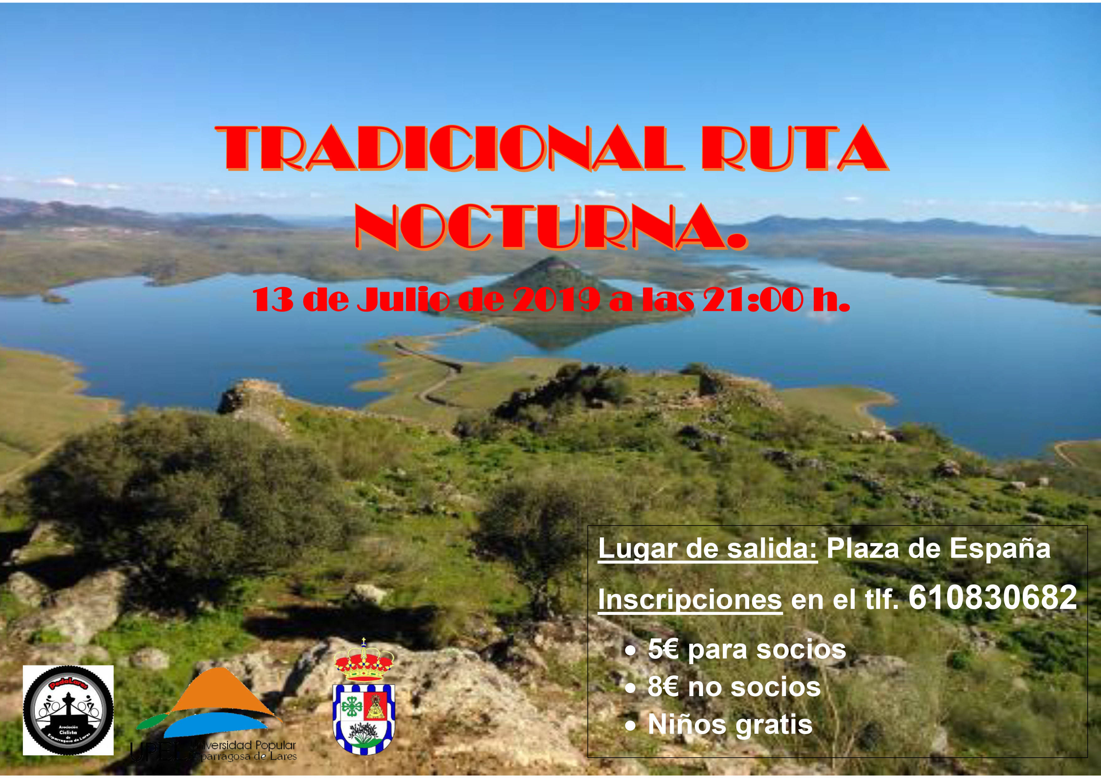 Tradicional ruta nocturna 2019 - Esparragosa de Lares (Badajoz)