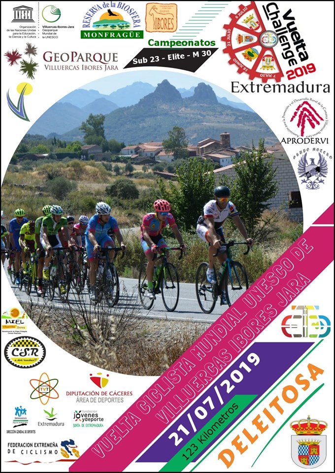 Vuelta ciclista mundial UNESCO de Villuercas Ibores Jara 2019 - Deleitosa (Cáceres)
