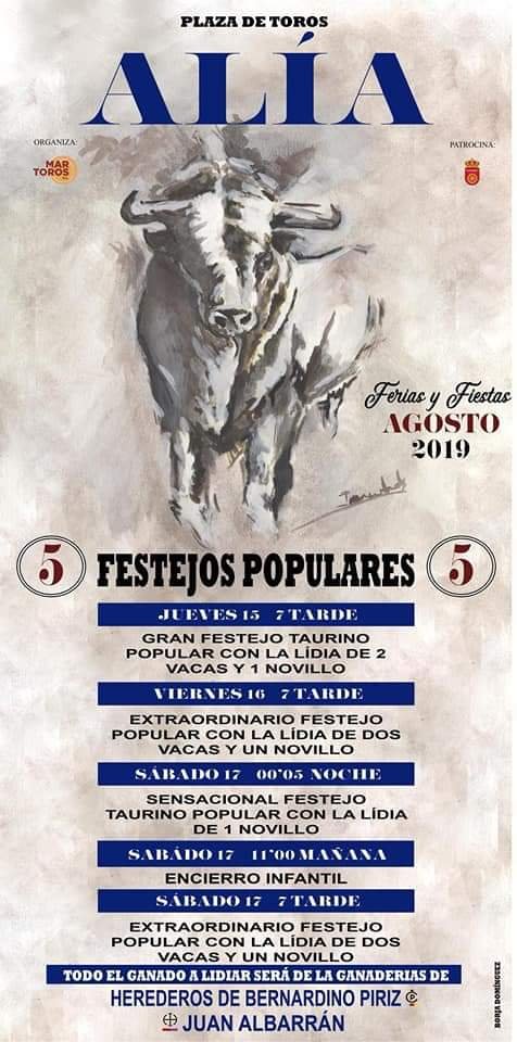 Festejos populares 2019 - Alía (Cáceres)