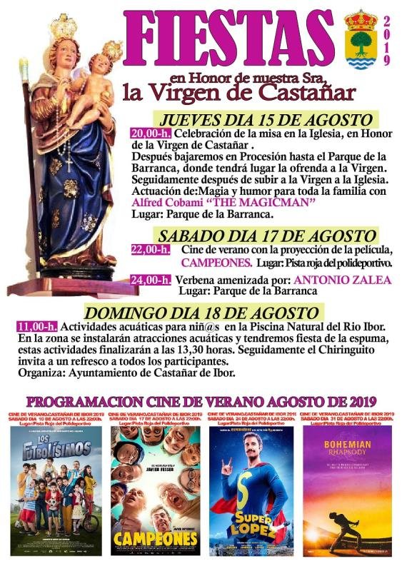 Fiestas de la Virgen de Castañar 2019 - Castañar de Ibor (Cáceres)