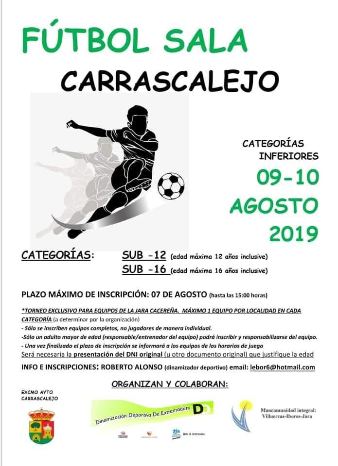 Fútbol sala agosto 2019 - Carrascalejo (Cáceres)
