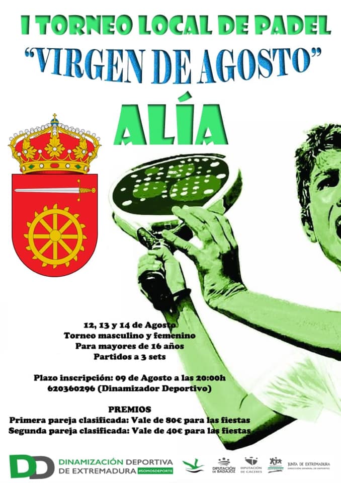 I Torneo local de pádel - Alía (Cáceres)
