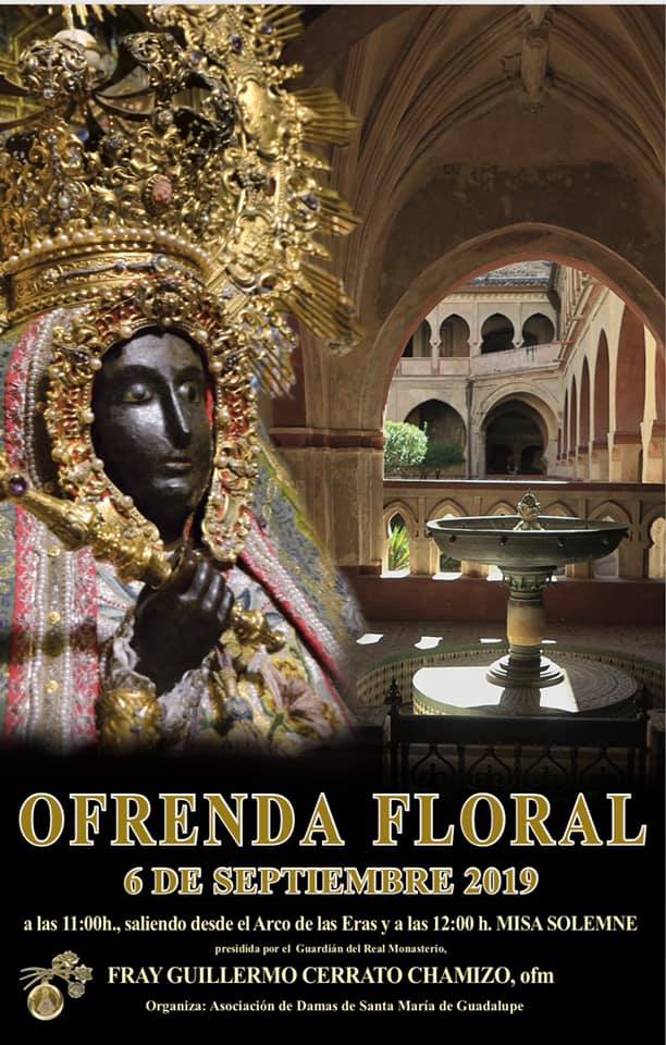 Ofrenda floral 2019 - Guadalupe (Cáceres)