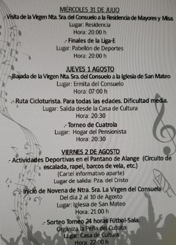Programa de fiestas 2019 - Logrosán (Cáceres) 2