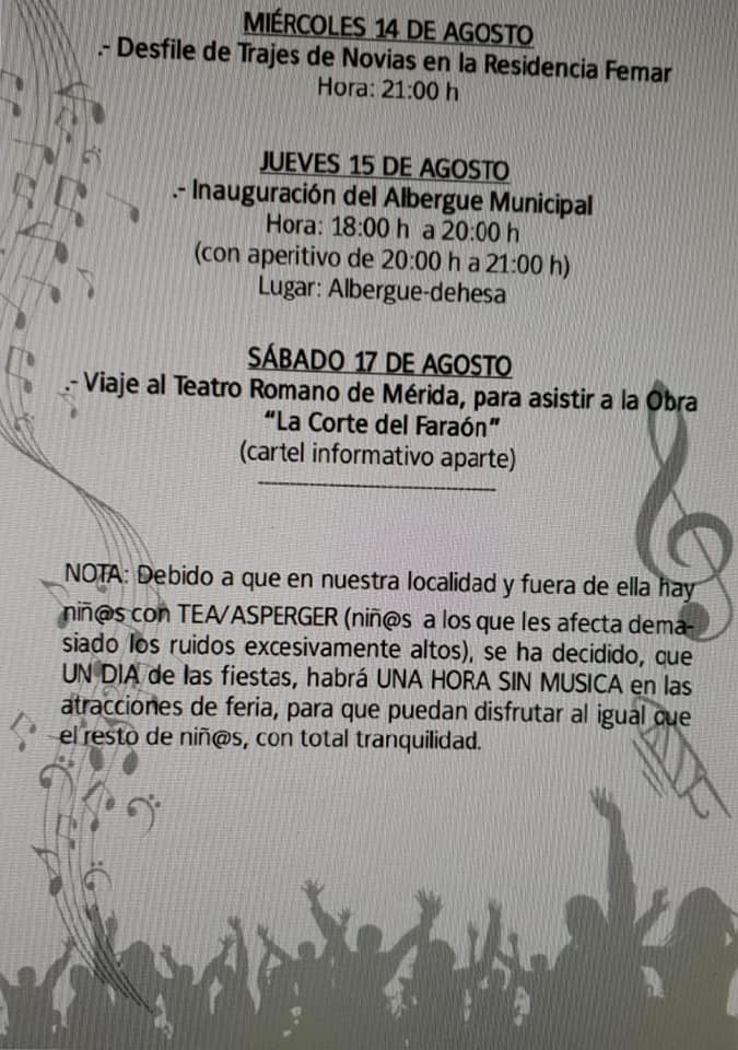 Programa de fiestas 2019 - Logrosán (Cáceres) 9