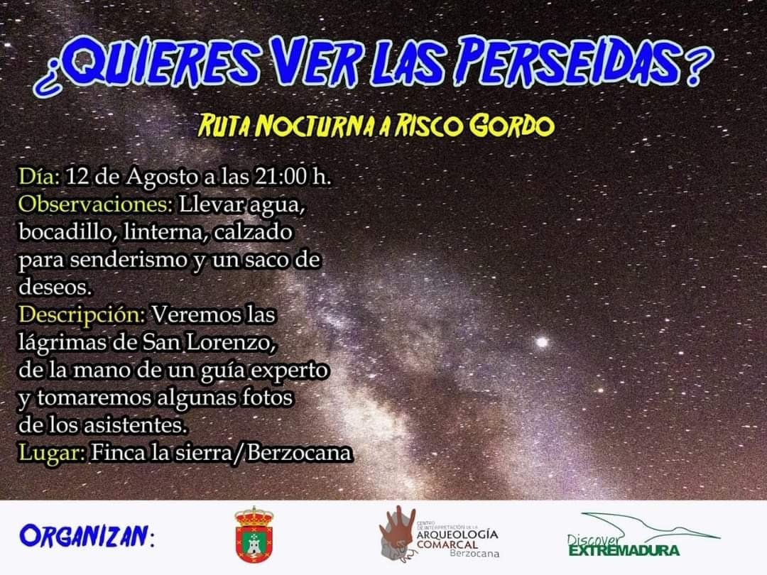 Ruta nocturna a Risco Gordo agosto 2019 - Berzocana (Cáceres)