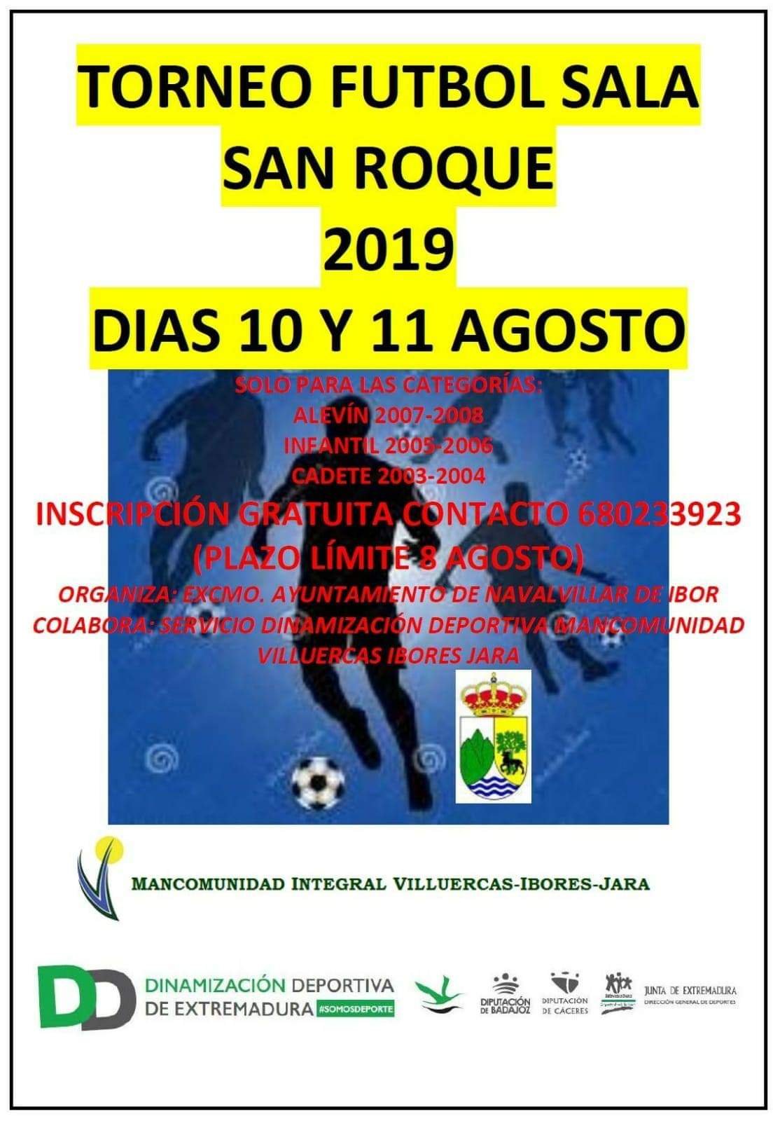 Torneo de fútbol sala San Roque 2019 - Navalvillar de Ibor (Cáceres)