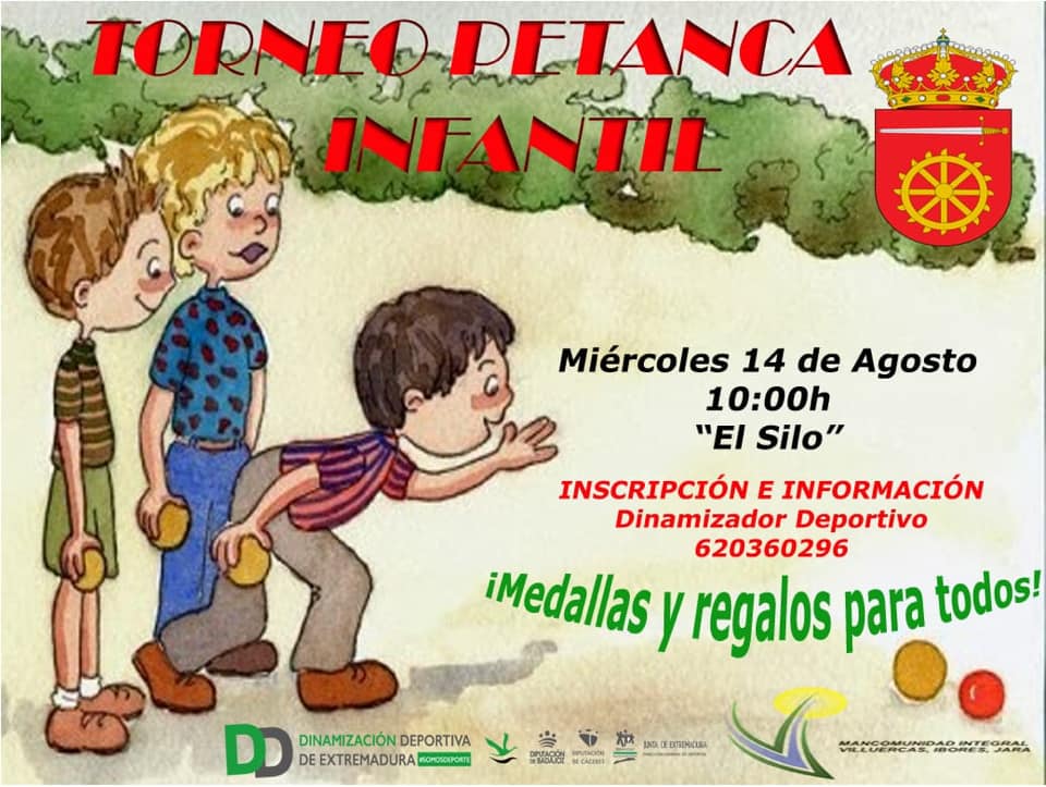 Torneo de petanca infantil agosto 2019 - Alía (Cáceres)