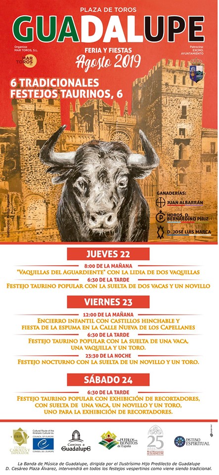 Tradicionales festejos taurinos 2019 - Guadalupe (Cáceres)