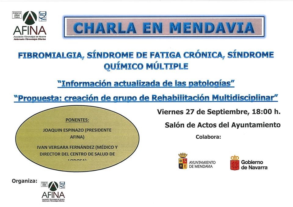 Charla de fibromialgia 2019 - Mendavia (Navarra)