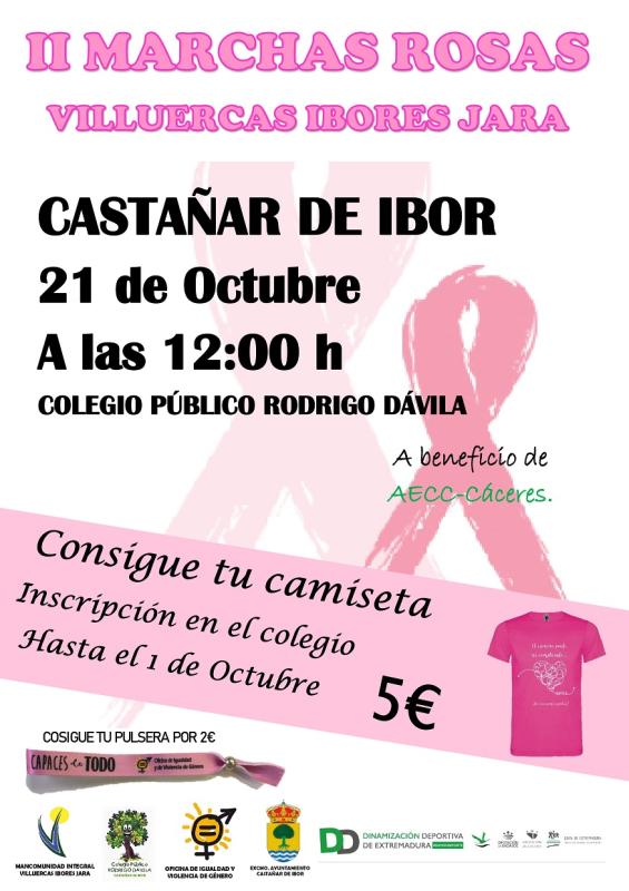 II Marchas rosas Villuercas Ibores Jara - Castañar de Ibor (Cáceres)
