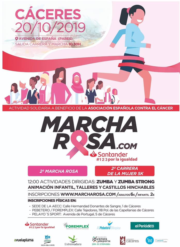 II Marcha rosa - Cáceres