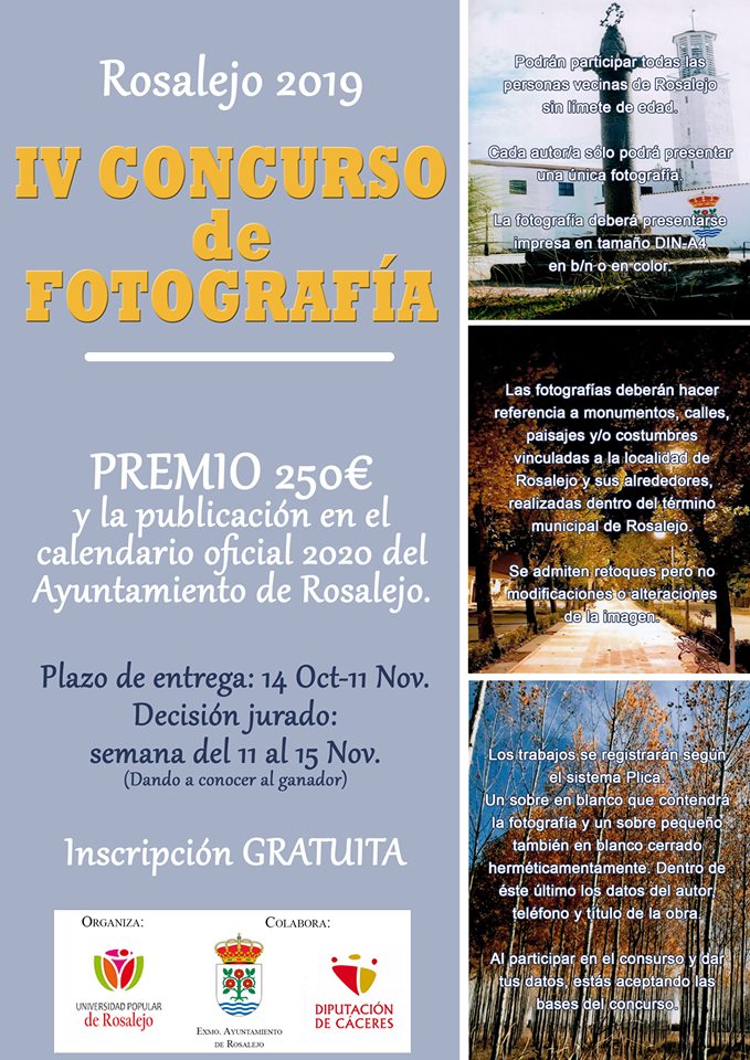 IV Concurso de fotografía - Rosalejo (Cáceres)