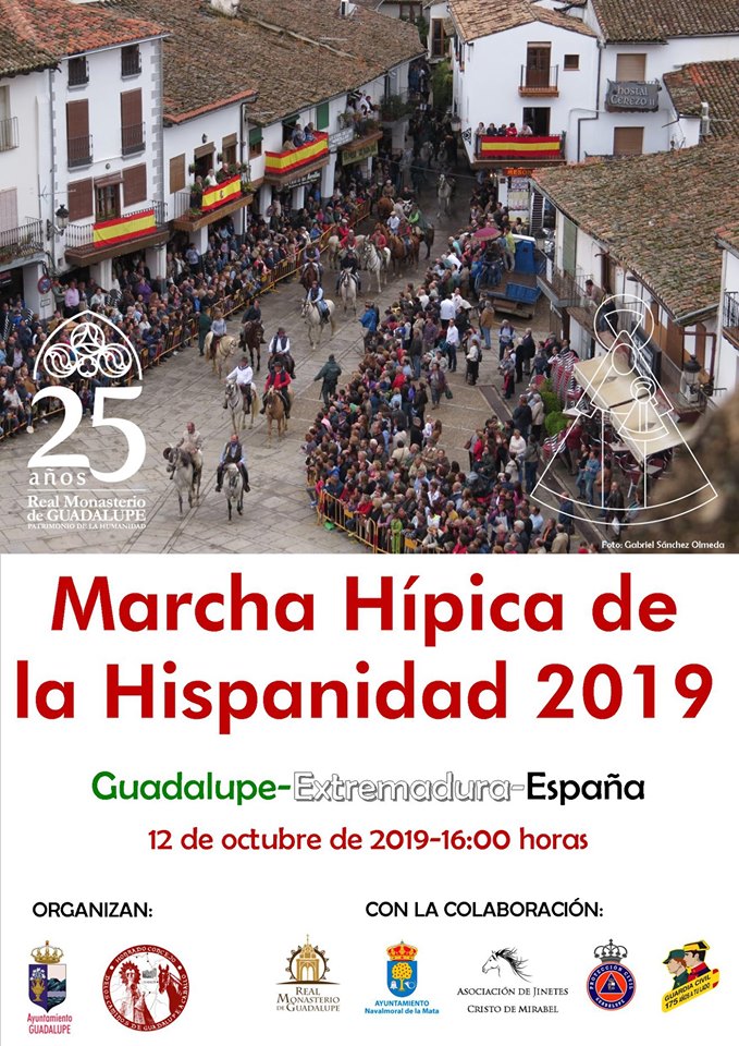 Marcha hípica de la Hispanidad 2019 - Guadalupe (Cáceres)