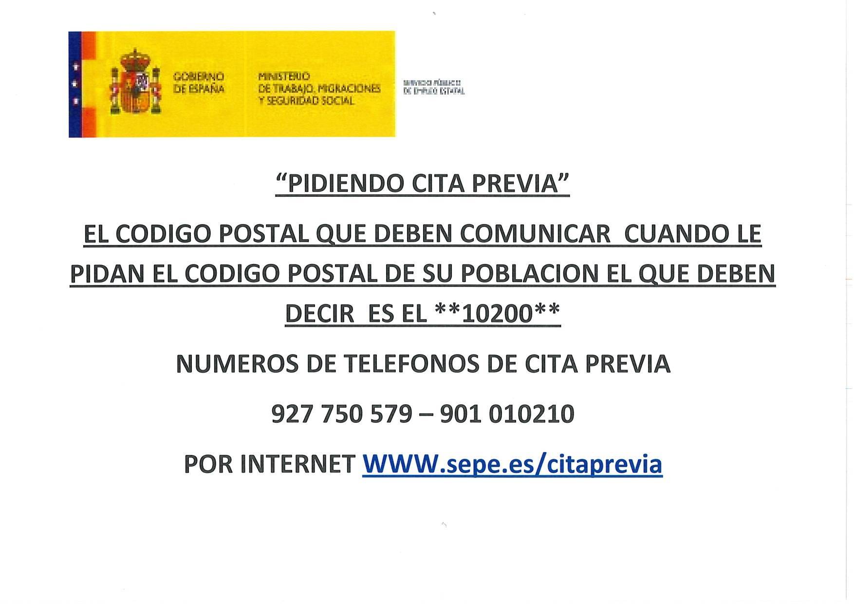 Oficina del SEPE cerrada octubre 2019 - Cañamero (Cáceres) 2