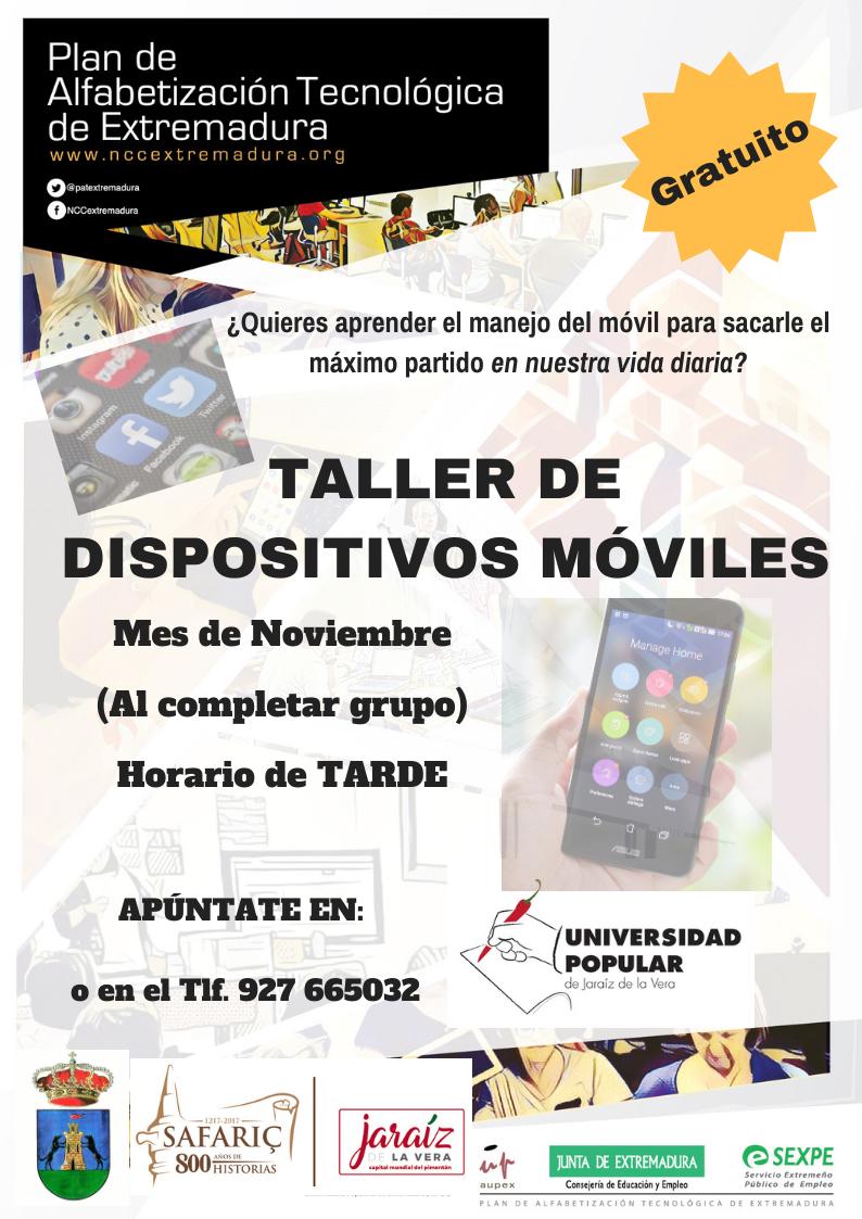 Taller de dispositivos móviles 2019 - Jaraíz de la Vera (Cáceres)