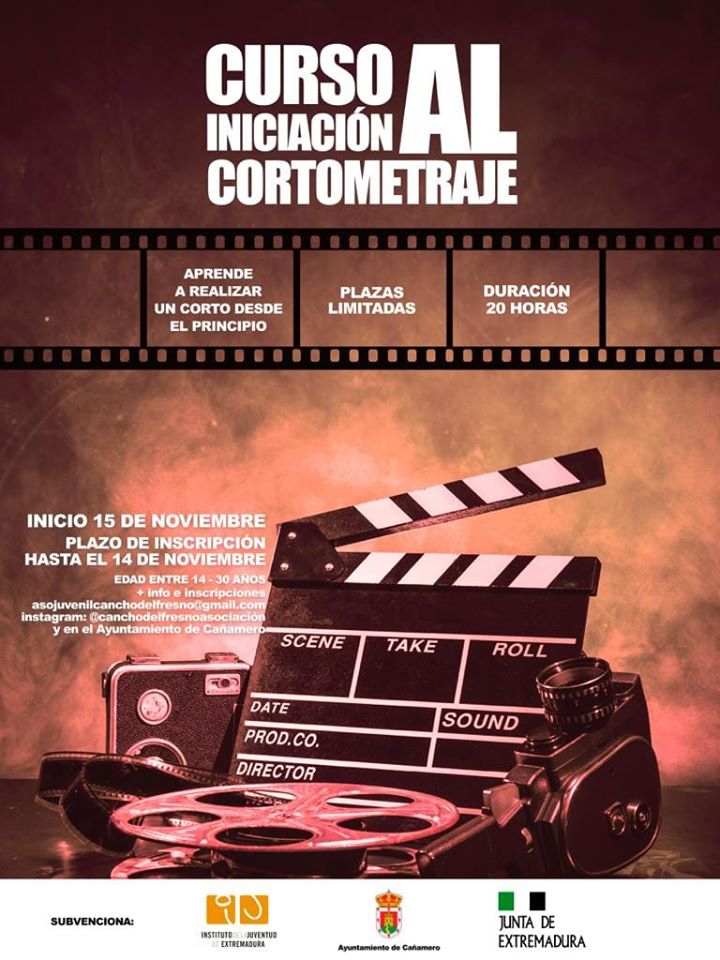 Curso de iniciación al cortometraje 2019 - Cañamero (Cáceres)