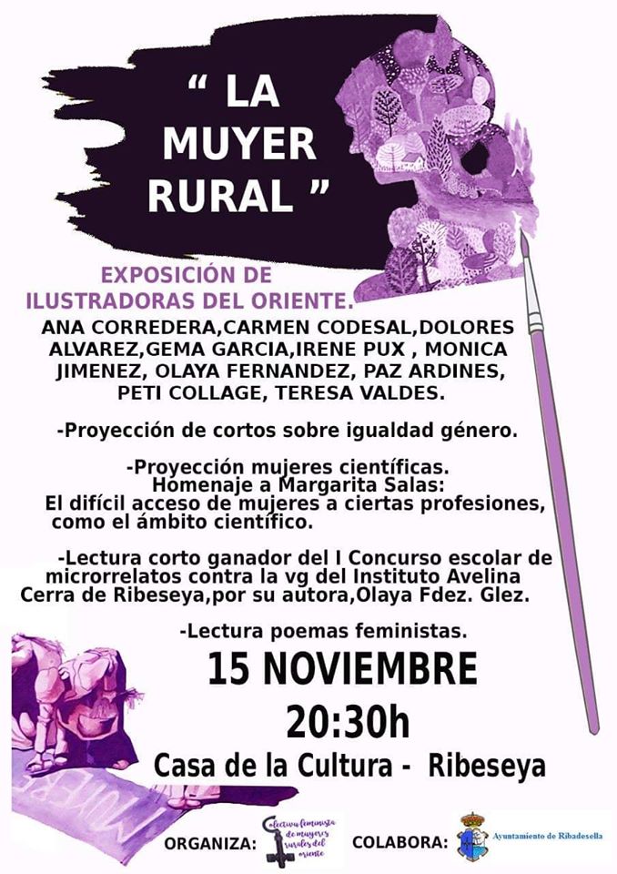 Exposición de ilustradoras del oriente 2019 - Ribadesella (Asturias)