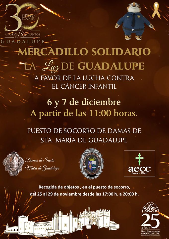 Mercadillo solidario 2019 - Guadalupe (Cáceres)