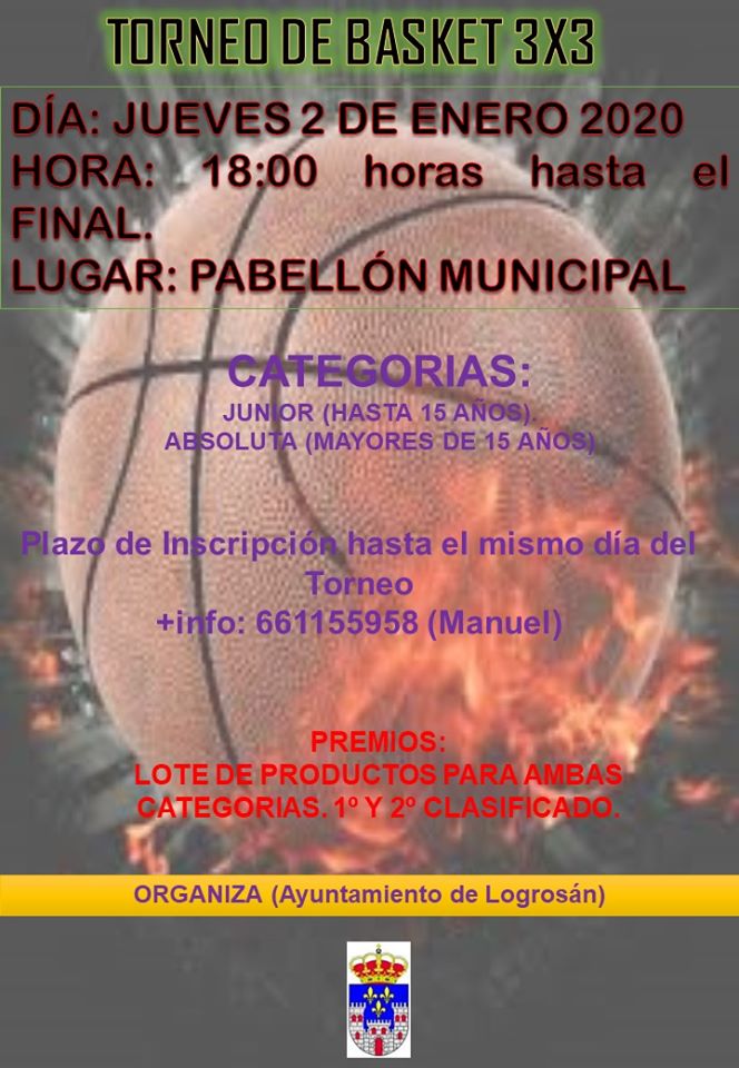 Torneo de basket 3x3 2020 - Logrosán (Cáceres)