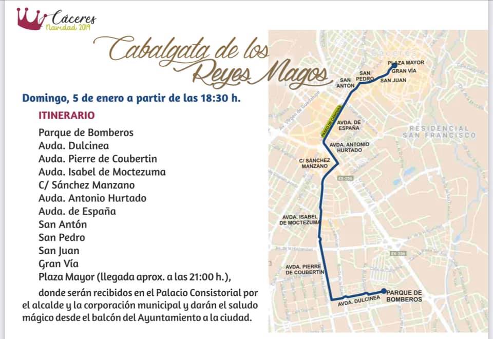 Cabalgata de los Reyes Magos 2020 - Cáceres