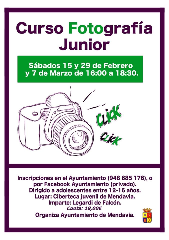 Curso de fotografía junior 2020 - Mendavia (Navarra)