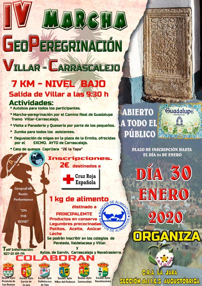 IV Marcha geoperegrinación - Villar del Pedroso (Cáceres), Carrascalejo (Cáceres)