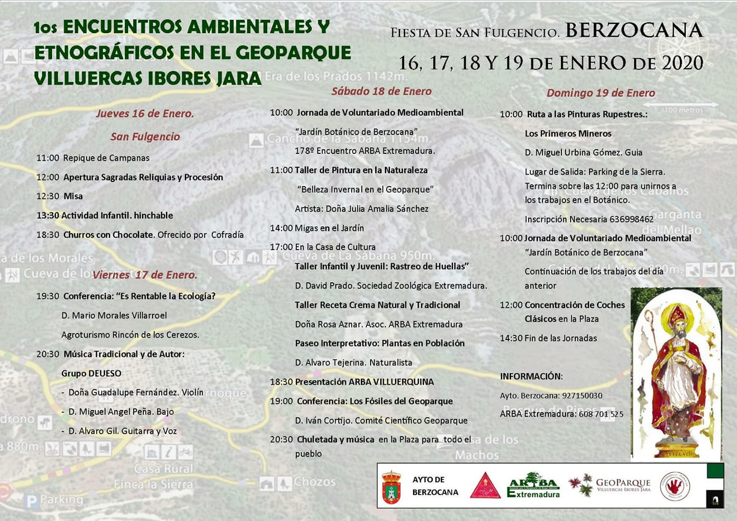 Primeros encuentros ambientales y etnográficos en el Geoparque Villuercas Ibores Jara - Berzocana (Cáceres)