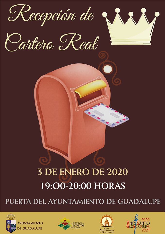 Recepción del Cartero Real 2020 - Guadalupe (Cáceres)