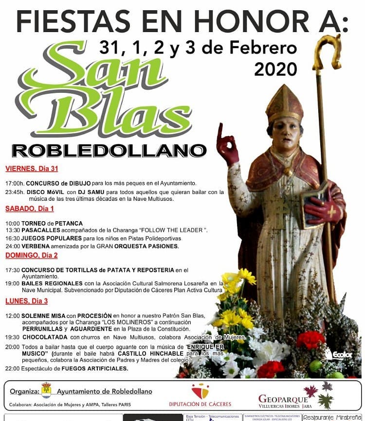 San Blas 2020 - Robledollano (Cáceres)