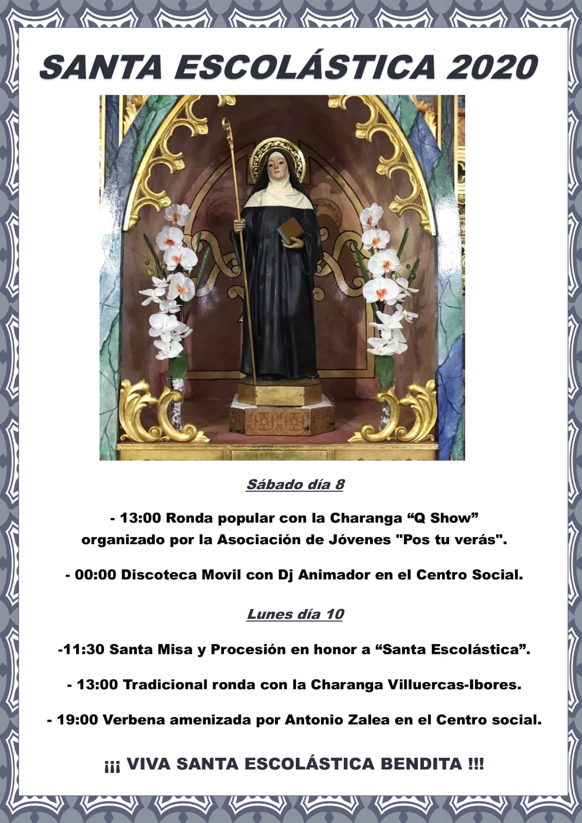 Santa Escolástica 2020 - Navalvillar de Ibor (Cáceres)