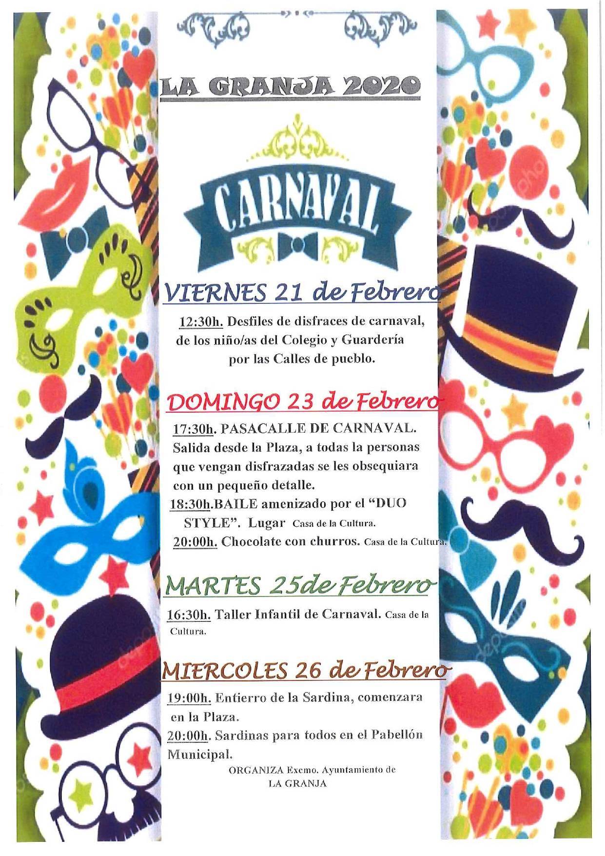Carnaval 2020 - La Granja (Cáceres)