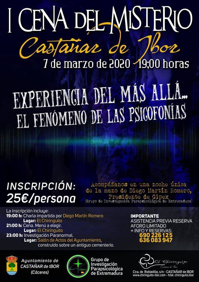 I Cena del misterio - Castañar de Ibor (Cáceres)