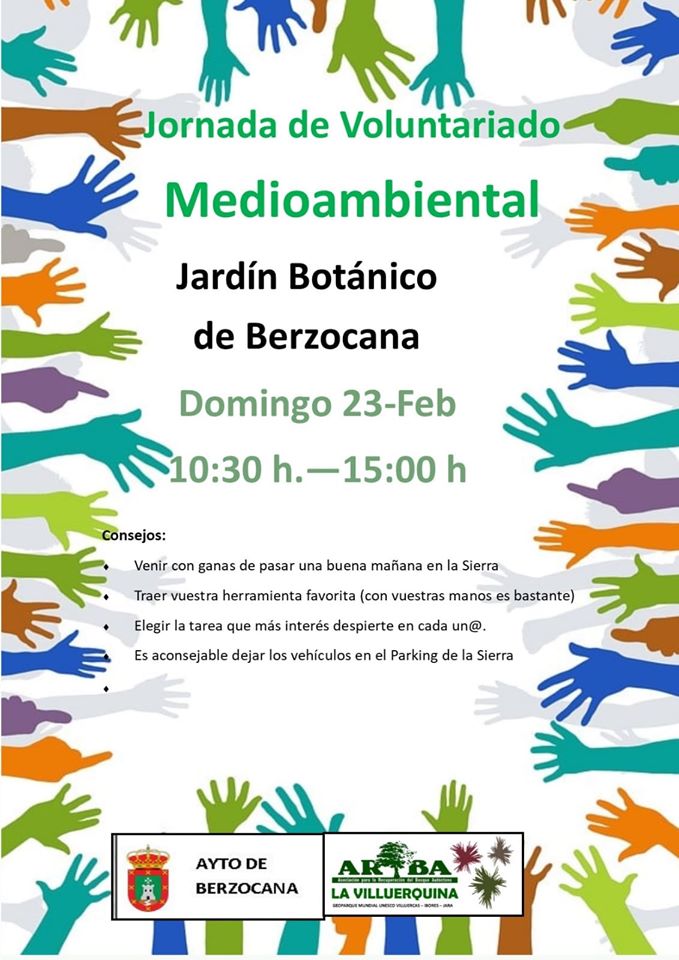 Jornada de voluntariado medioambiental 2020 - Berzocana (Cáceres)