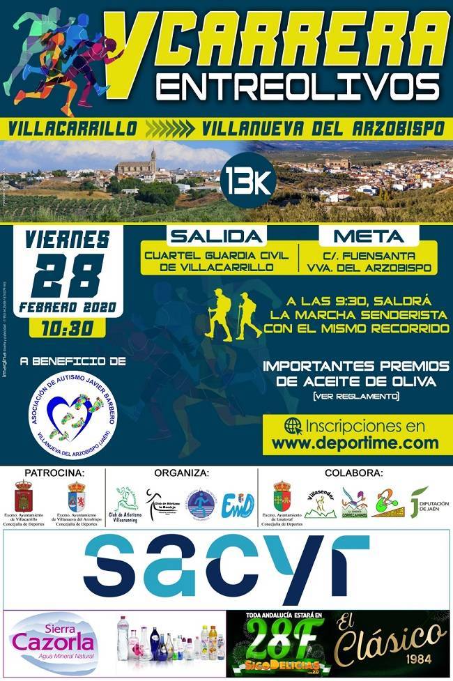 V Carrera Entreolivos - Villacarrillo (Jaén), Villanueva del Arzobispo (Jaén)