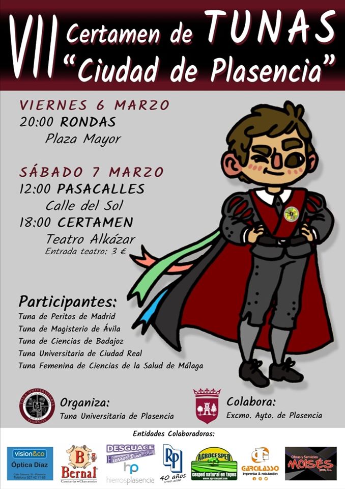 VII Certamen de tunas - Plasencia (Cáceres)