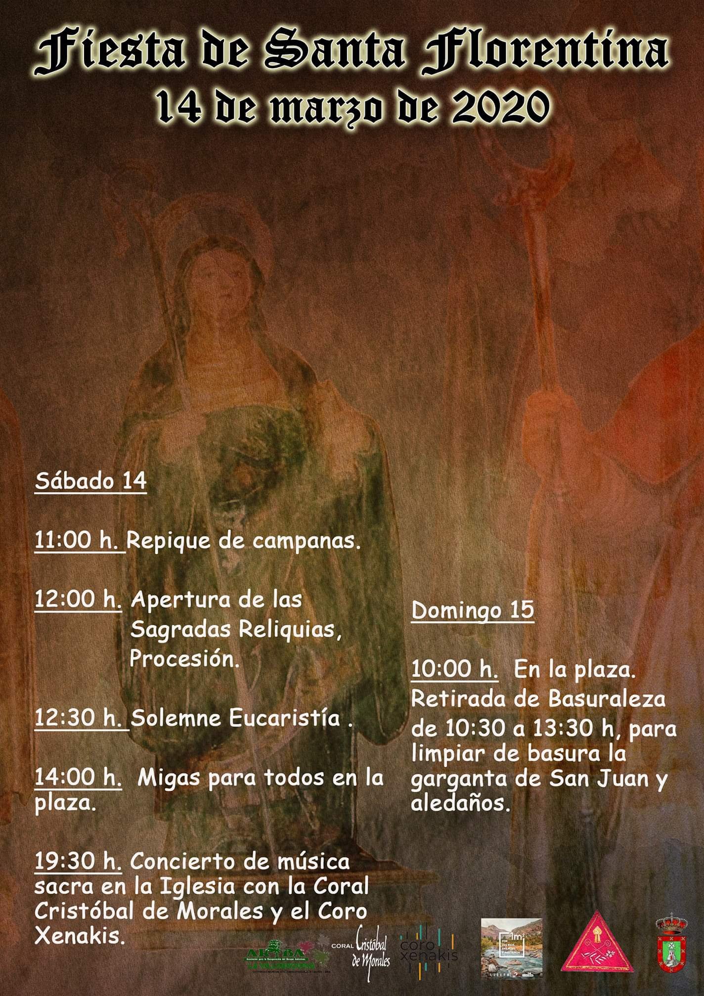 Fiesta de Santa Florentina 2020 - Berzocana (Cáceres)