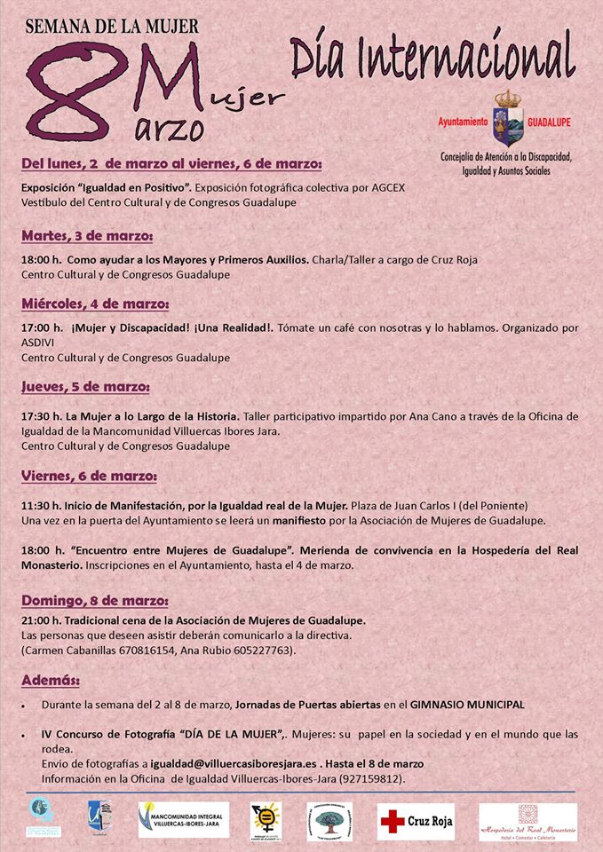Semana de la mujer 2020 - Guadalupe (Cáceres)