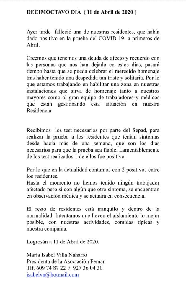 Sexto fallecido por coronavirus en Logrosán (Cáceres) 2020