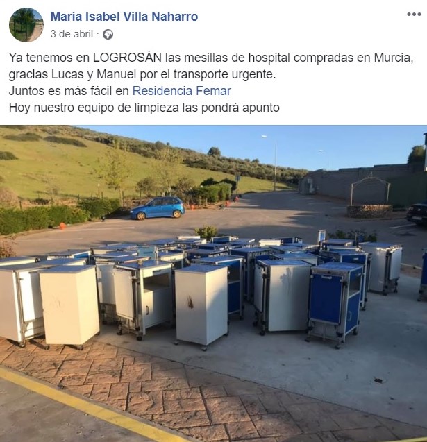 Cadena Silva ayudó económicamente a la residencia de Logrosán (Cáceres) 2020 4