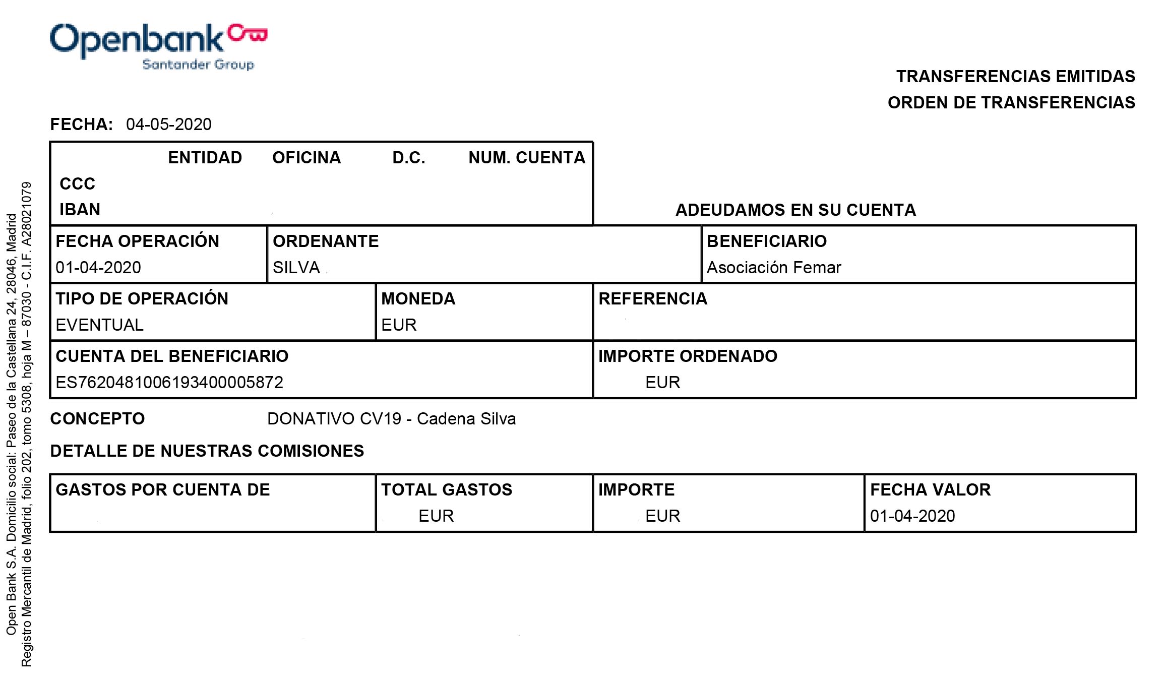 Cadena Silva ayudó económicamente a la residencia de Logrosán (Cáceres) 2020 8