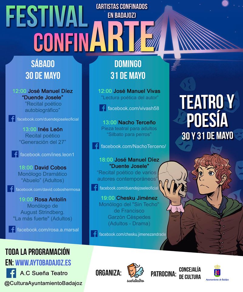 Festival ConfinARTE teatro y poesía 2020 - Badajoz