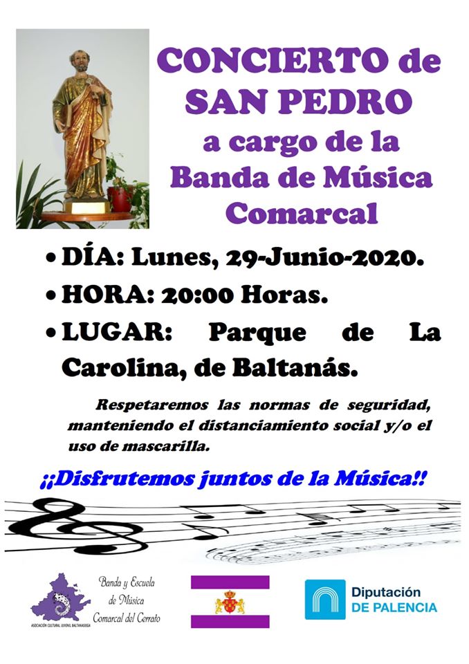 Concierto de San Pedro 2020 - Baltanás (Palencia)