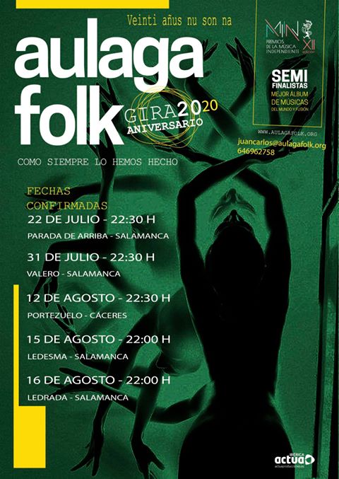 Aulaga Folk gira 2020