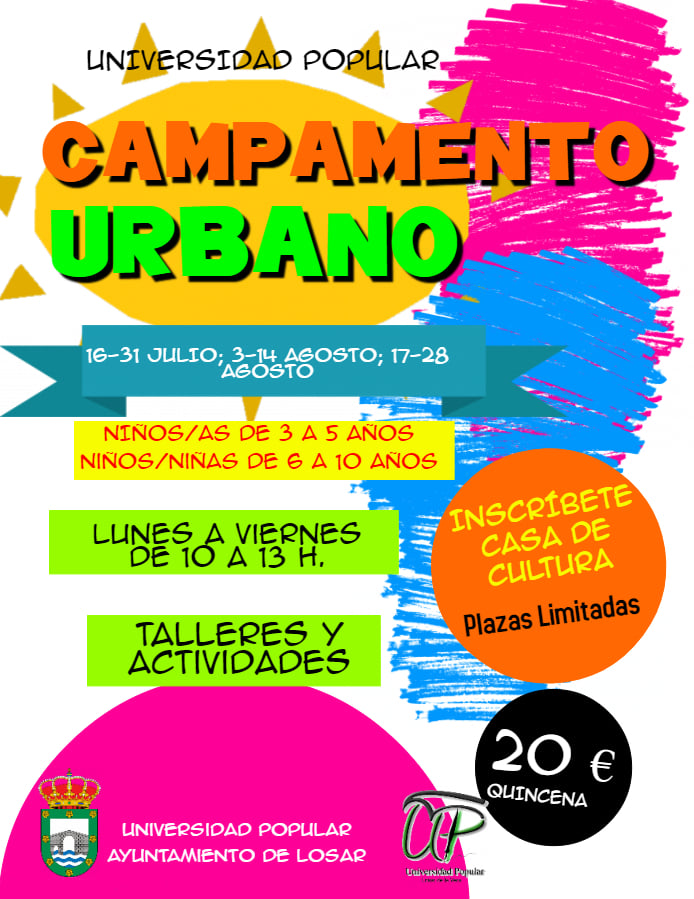 Campamento urbano 2020 - Losar de la Vera (Cáceres)